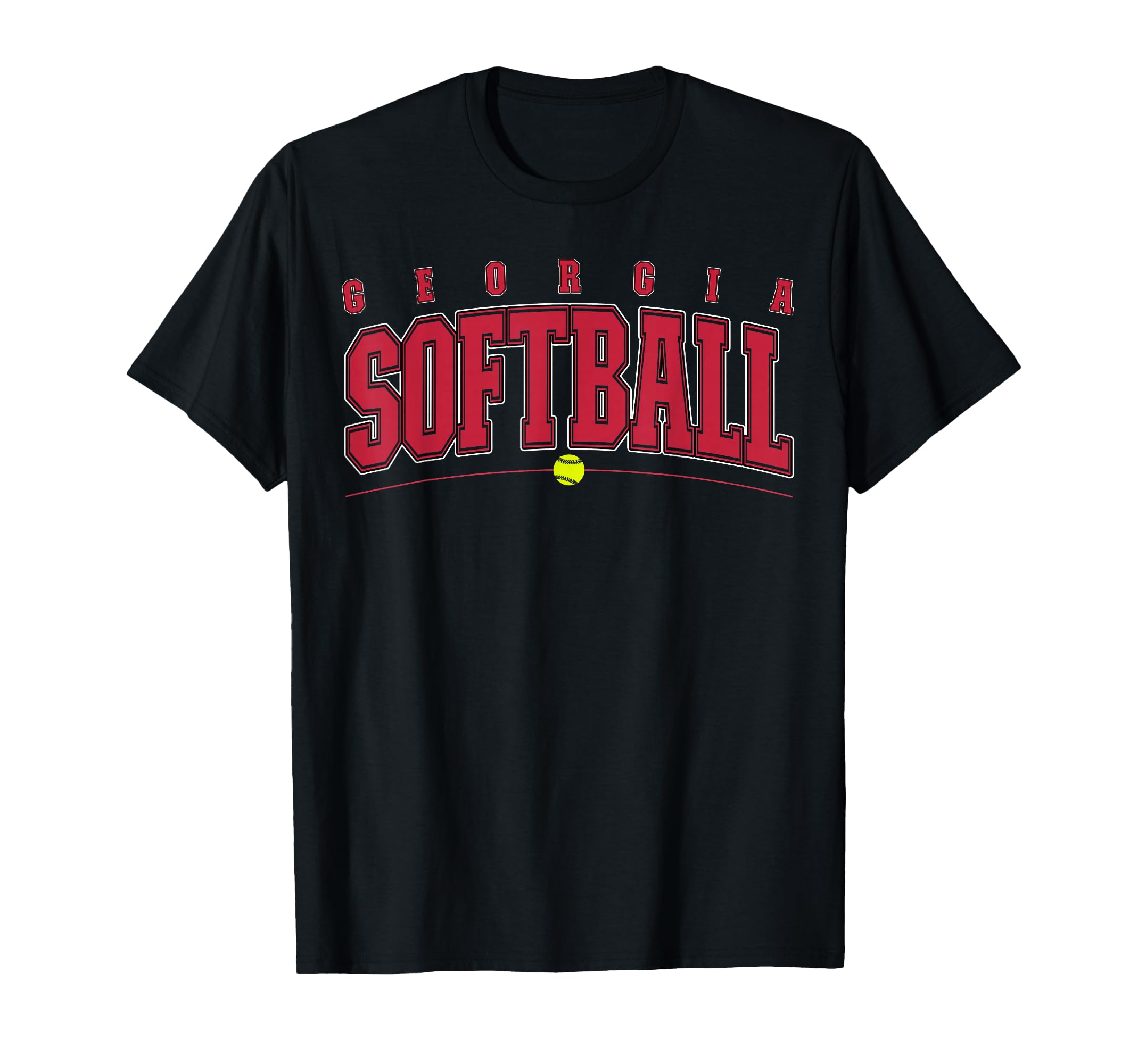 Georgia Softball T-Shirt - Aesthetic Graphic Unisex - T-Shirt, Sweatshirt, Hoodie