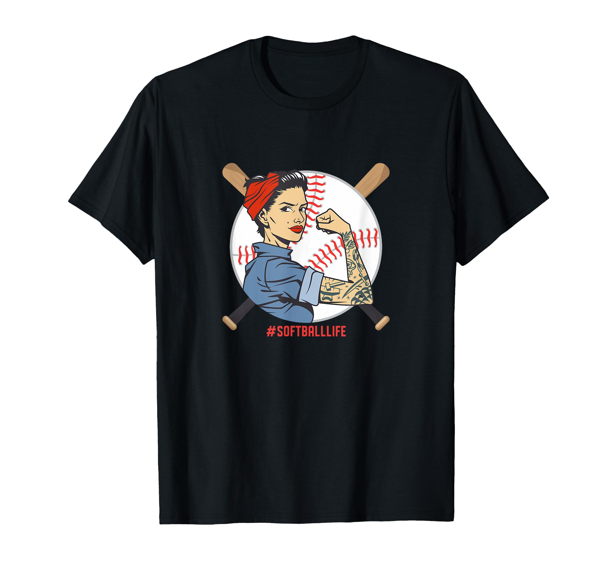 Softball Baseball Mom Life Mothers T-Shirt - Fun Novelty Design for Adults - T-Shirt, Sweatshirt, Hoodie