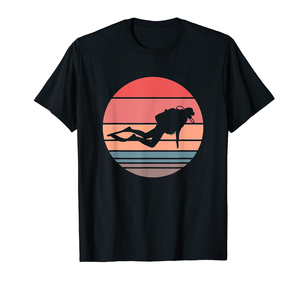 Scuba Shirts Sunset Scuba Diving T-Shirt - Unique Graphic for Adults - T-Shirt, Sweatshirt, Hoodie