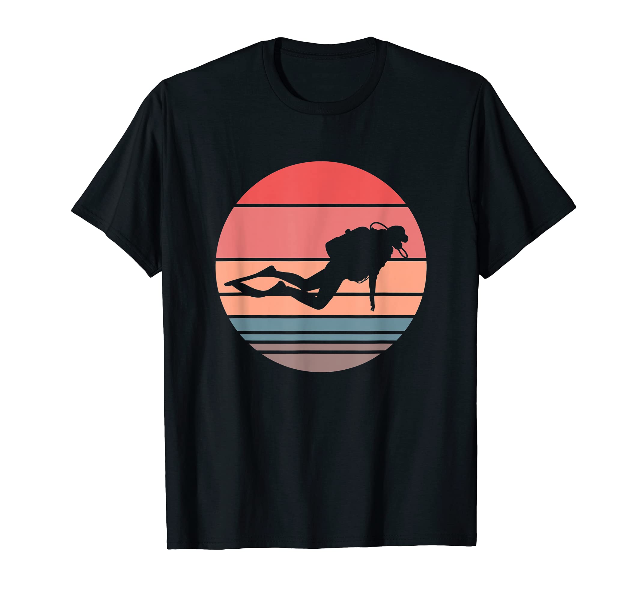 Scuba Shirts Sunset Scuba Diving T-Shirt - Unique Graphic for Adults - T-Shirt, Sweatshirt, Hoodie
