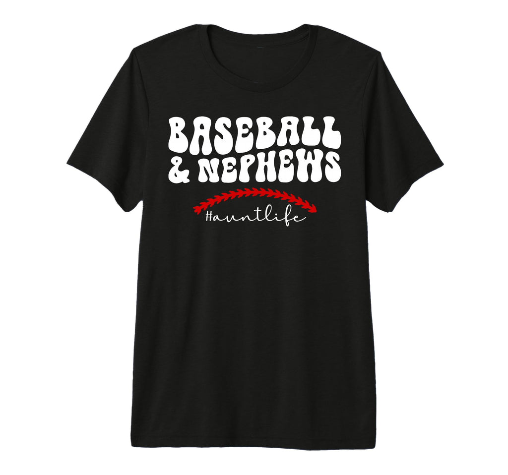 Baseball Aunt Life Aunt Baseball Player T-Shirt - Novelty Apparel Unisex - T-Shirt, Sweatshirt, Hoodie