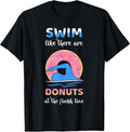 Funny Swimmer Donut Lover Apparel - Adult & Kids T-Shirts, Sweatshirts & Hoodies apparel design preview 1