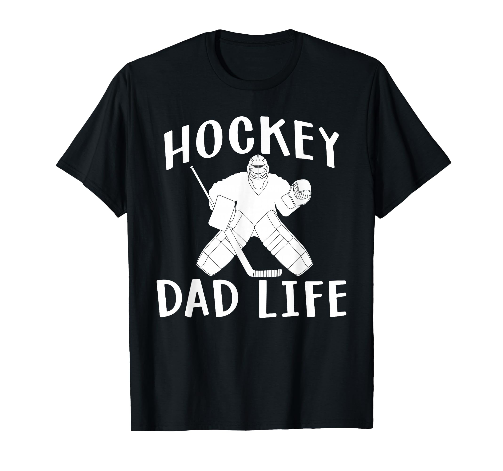 Hockey Dad Life Game Day Sports Dad T-Shirt - Minimalist Print for Adults - T-Shirt, Sweatshirt, Hoodie
