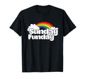 Sunday Funday Rainbow T-Shirt - Fun Novelty Design Unisex - T-Shirt, Sweatshirt, Hoodie