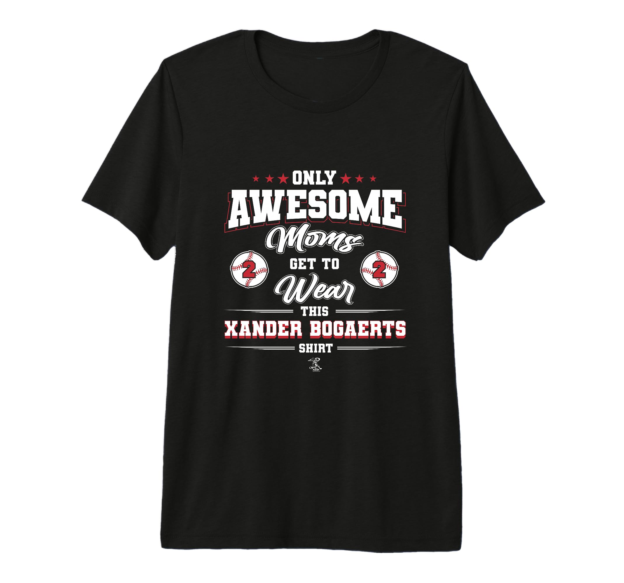 Xander Bogaerts Awesome Moms Tri T-Shirt - Minimalist Print for Adults - T-Shirt, Sweatshirt, Hoodie