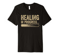 Healing Progress Distressed T-Shirt - Custom Art Print Unisex - T-Shirt, Sweatshirt, Hoodie