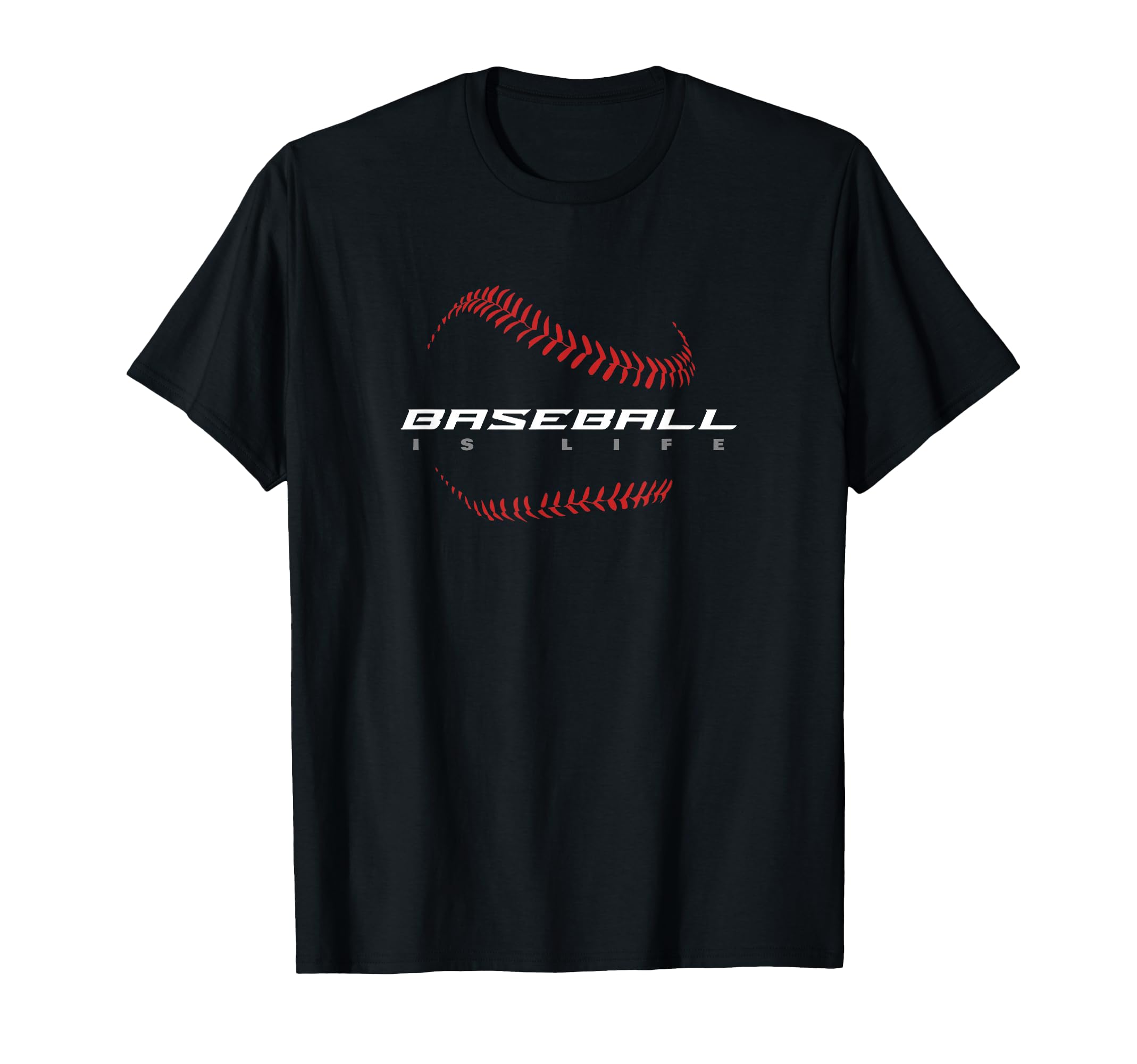 Baseball Baseball Is Life Fan Stylish T-Shirt - Minimalist Print Men Women - T-Shirt, Sweatshirt, Hoodie