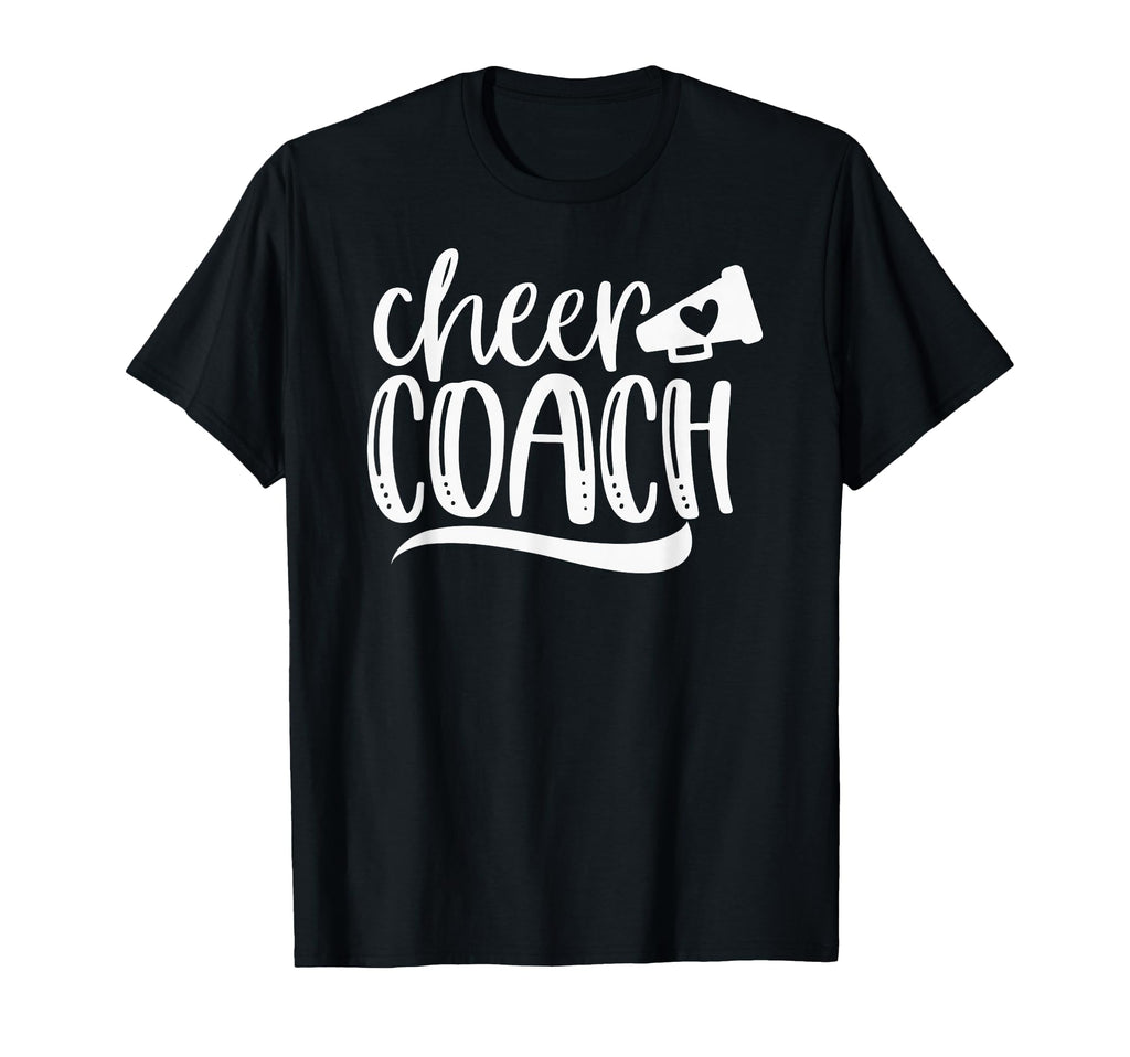 Womens Cheer Coach Megaphone T-Shirt - Minimalist Print for Adults - T-Shirt, Sweatshirt, Hoodie