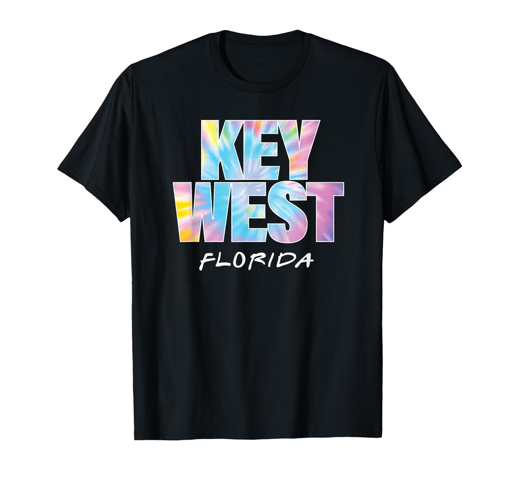 Tie Dye Key West Florida Vacation T-Shirt - Minimalist Print for Adults - T-Shirt, Sweatshirt, Hoodie