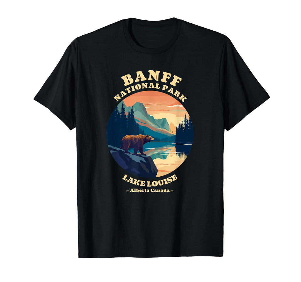Canadian Banff National Park Souvenirs T-Shirt - Custom Art Print Men Women - T-Shirt, Sweatshirt, Hoodie