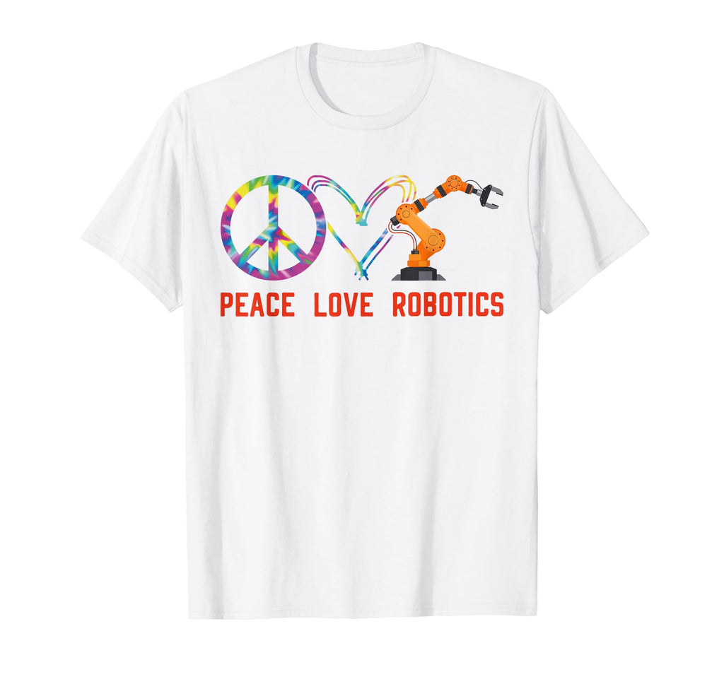 Robot Robotics Engineer Tie Dye T-Shirt - Aesthetic Graphic for Adults - T-Shirt, Sweatshirt, Hoodie