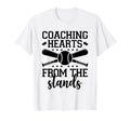Coaching Hearts From Stands Baseball T-Shirt - Minimalist Print for Adults - T-Shirt, Sweatshirt, Hoodie