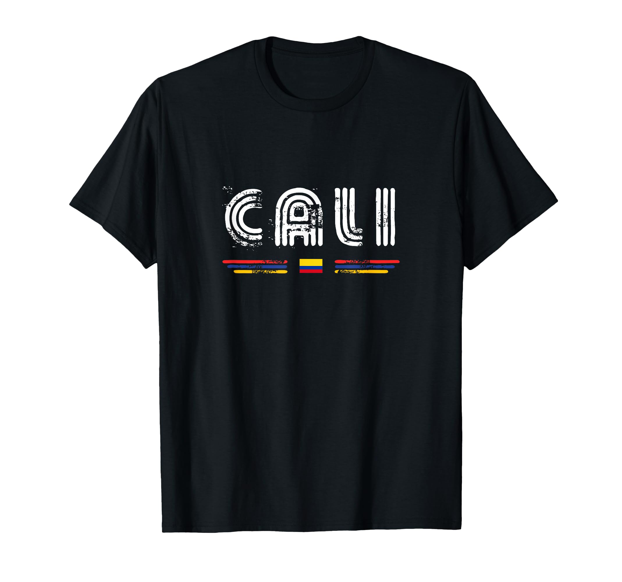 Cali Colombia 70S 80S Type Flag T-Shirt - Novelty Apparel Men Women - T-Shirt, Sweatshirt, Hoodie