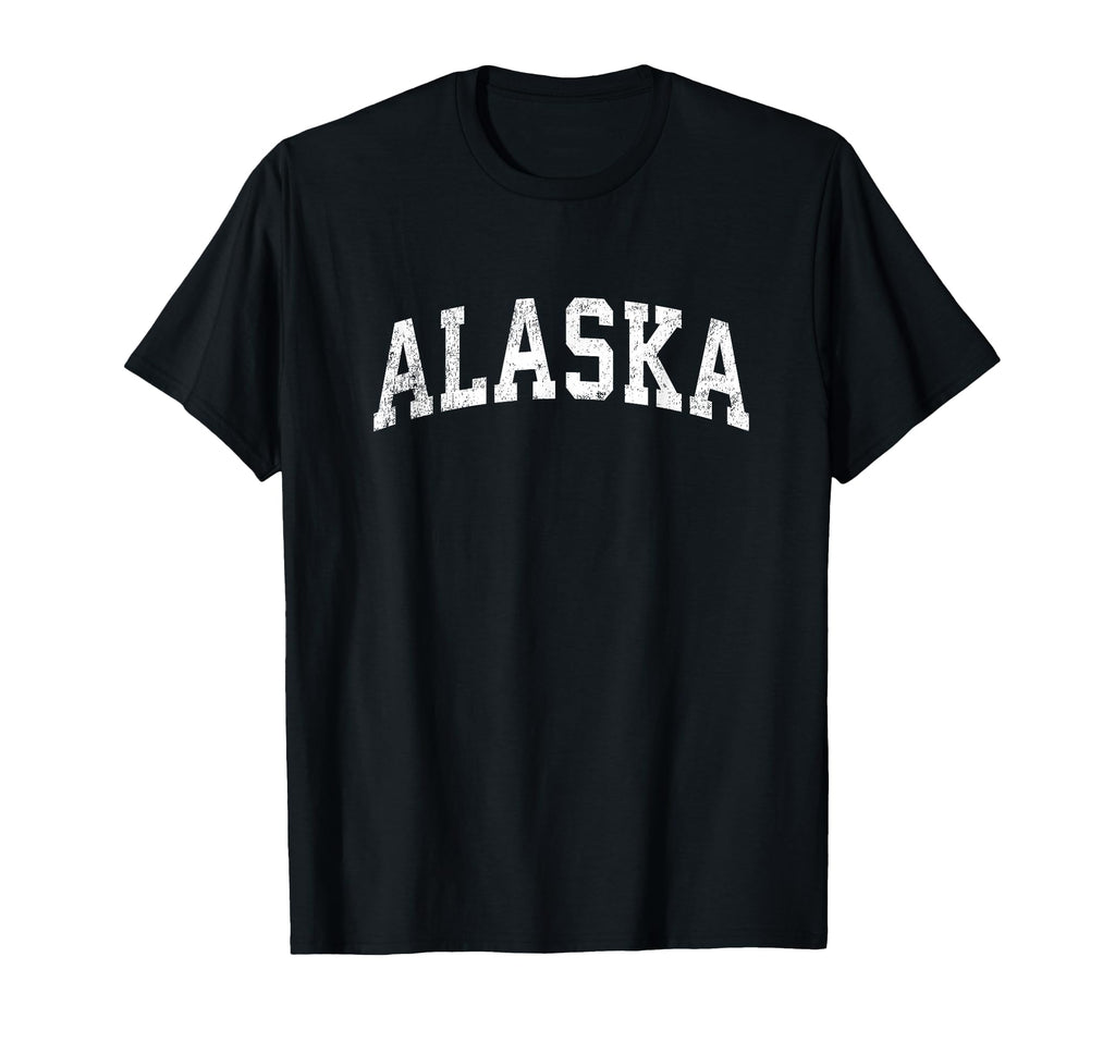 Alaska Varsity Sports Text T-Shirt - Casual Everyday Wear for Adults - T-Shirt, Sweatshirt, Hoodie