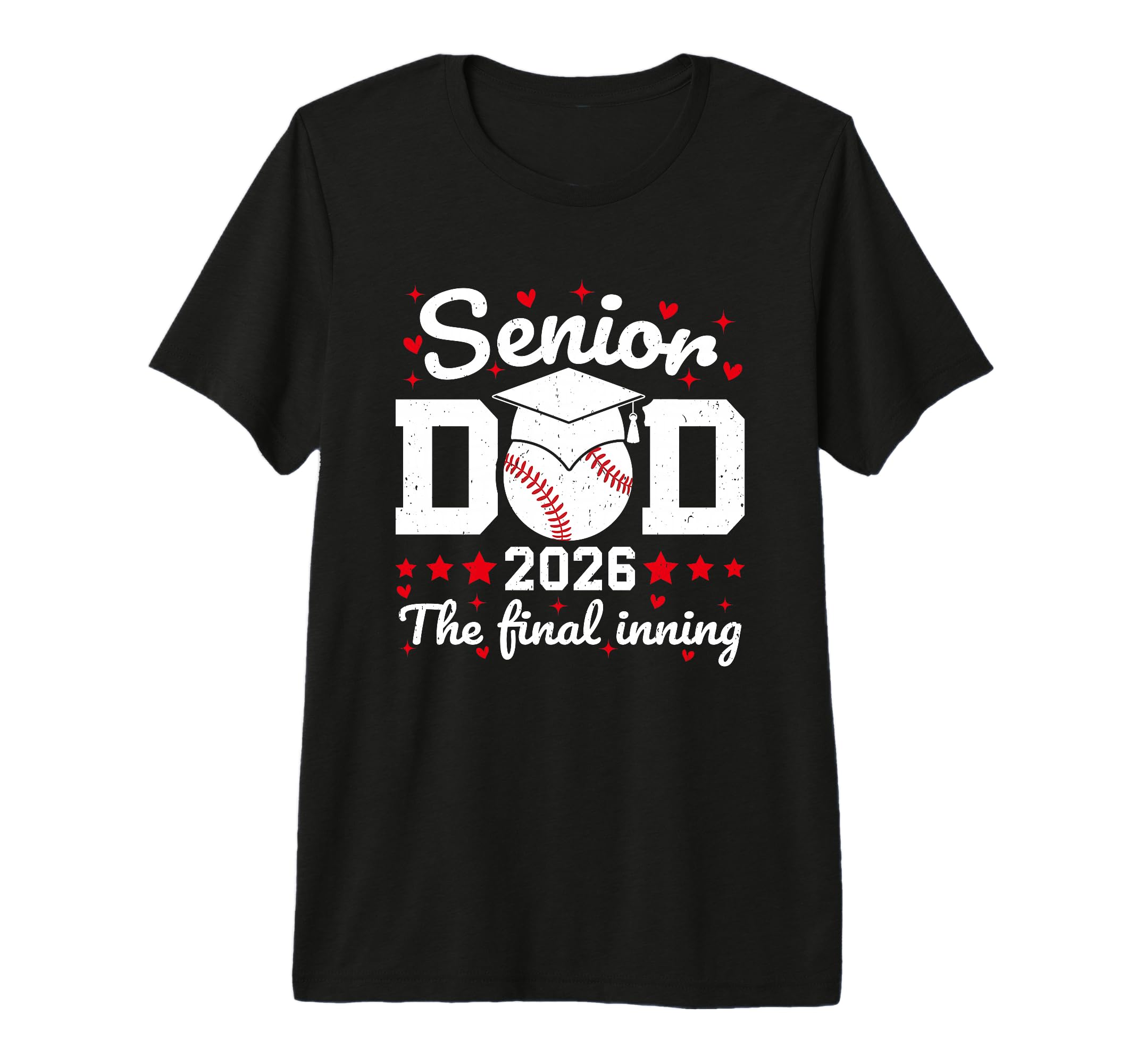 Senior Dad 2026 Final Inning T-Shirt - Casual Everyday Wear for Adults - T-Shirt, Sweatshirt, Hoodie