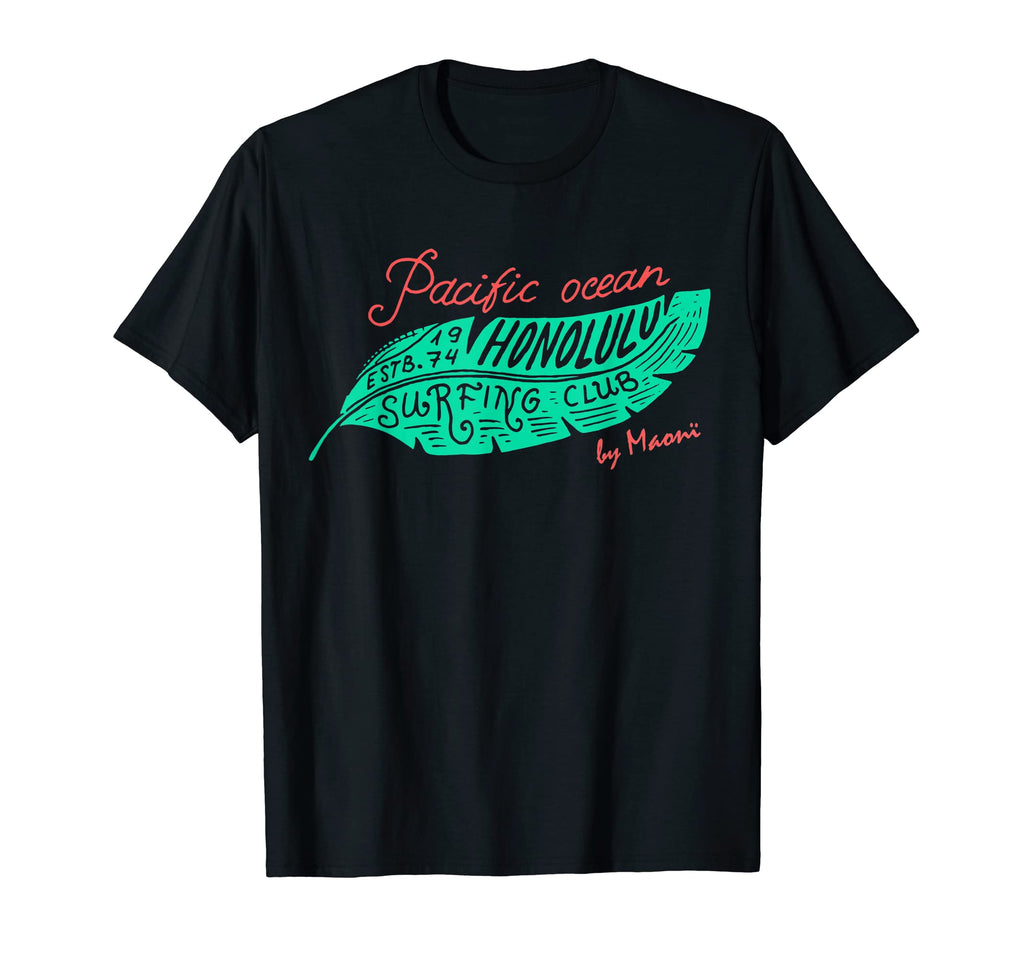 Pacific Ocean Surf Club Palm Tree T-Shirt - Custom Art Print for Adults - T-Shirt, Sweatshirt, Hoodie