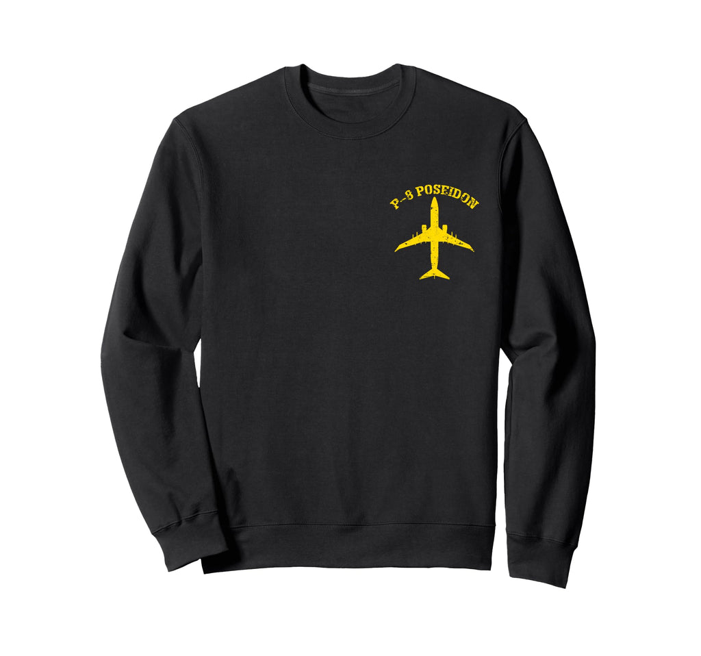 P 8 Poseidon Military Aircraft Sweatshirt - Unique Graphic Men Women - T-Shirt, Sweatshirt, Hoodie