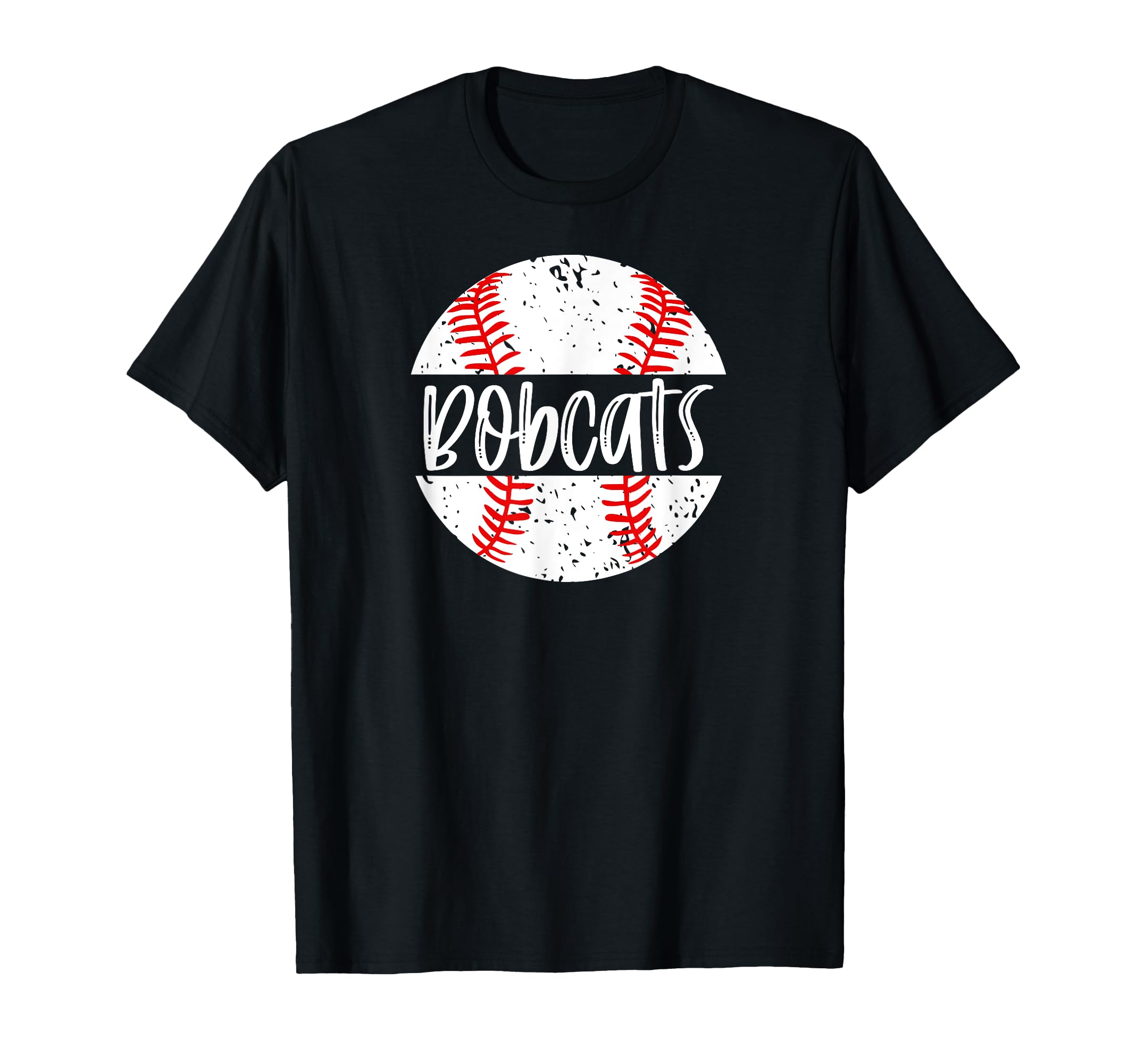 Bobcats Baseball Team Mascot School Spirit T-Shirt - Graphic Print Unisex - T-Shirt, Sweatshirt, Hoodie