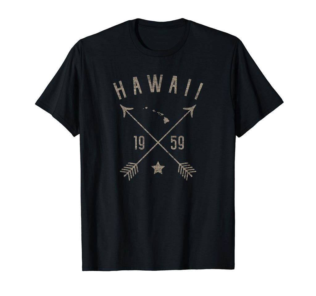 Hawaii Distressed Home State Map T-Shirt - Aesthetic Graphic Men Women - T-Shirt, Sweatshirt, Hoodie