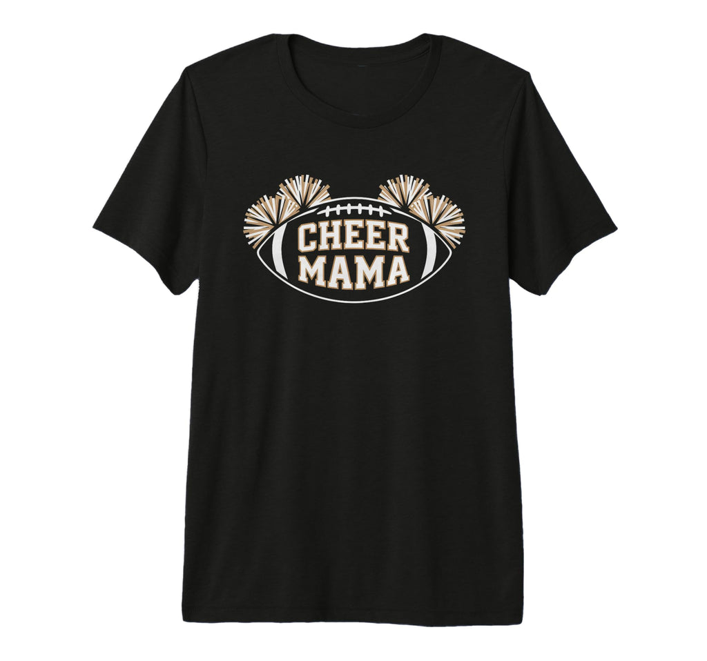 Cheer Mom Mother Bow Cheerleader T-Shirt - Aesthetic Graphic Men Women - T-Shirt, Sweatshirt, Hoodie