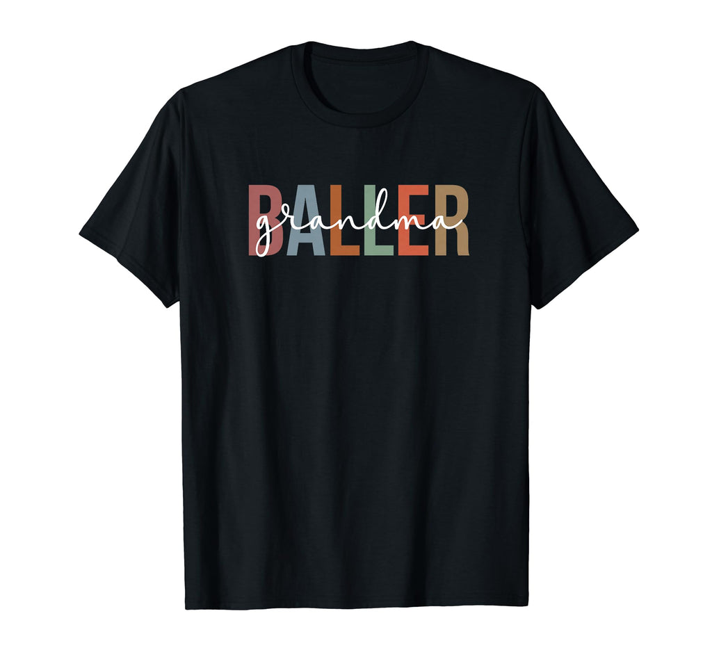 Baller Grandma Boho Softball Baseball T-Shirt - Trendy Graphic for Adults - T-Shirt, Sweatshirt, Hoodie