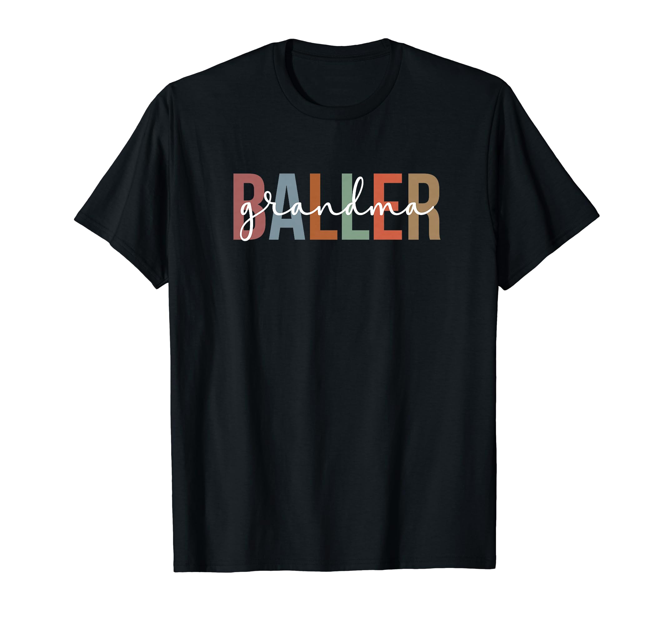 Baller Grandma Boho Softball Baseball T-Shirt - Trendy Graphic for Adults - T-Shirt, Sweatshirt, Hoodie