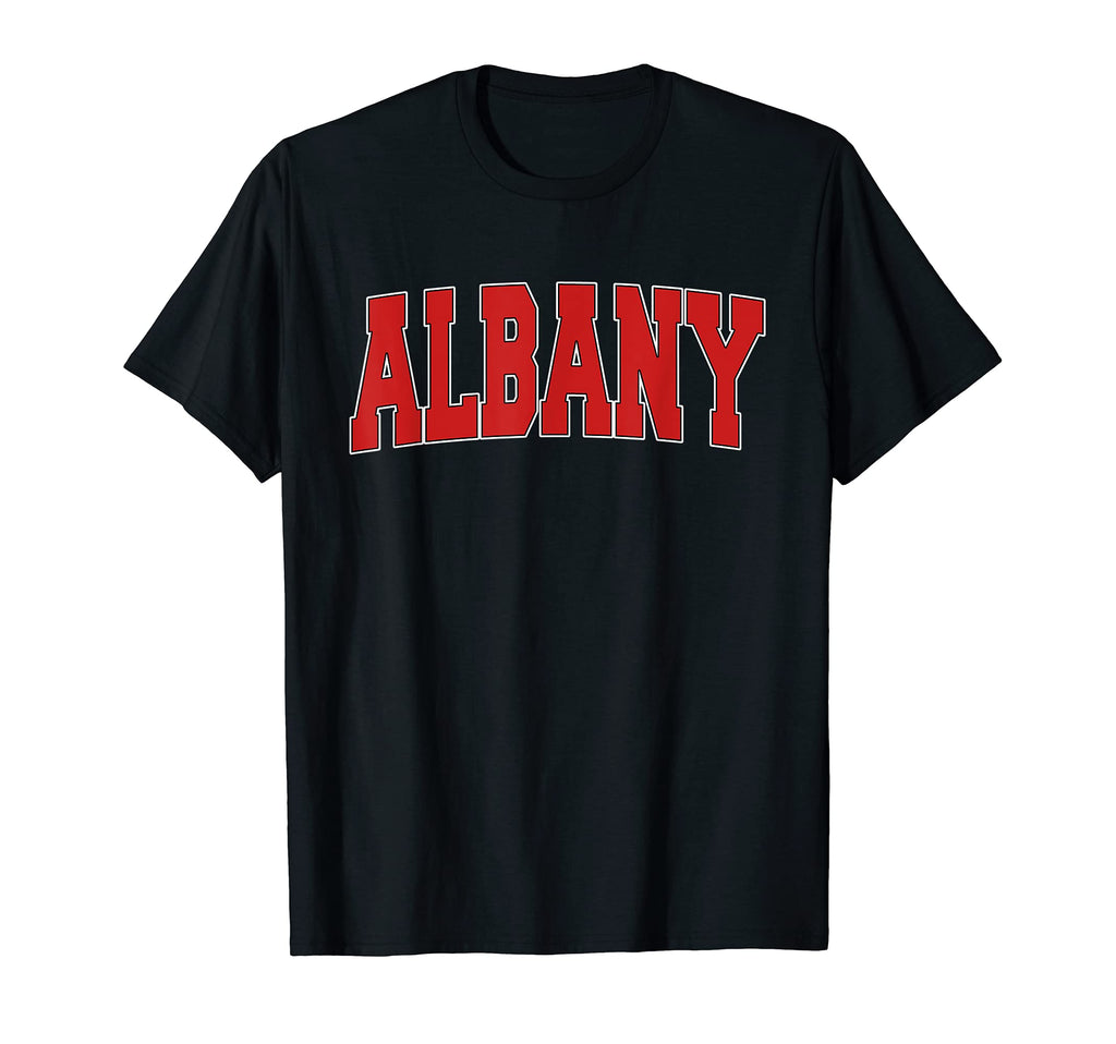 Albany Ny New York Varsity Usa Sports T-Shirt - Trendy Graphic for Adults - T-Shirt, Sweatshirt, Hoodie