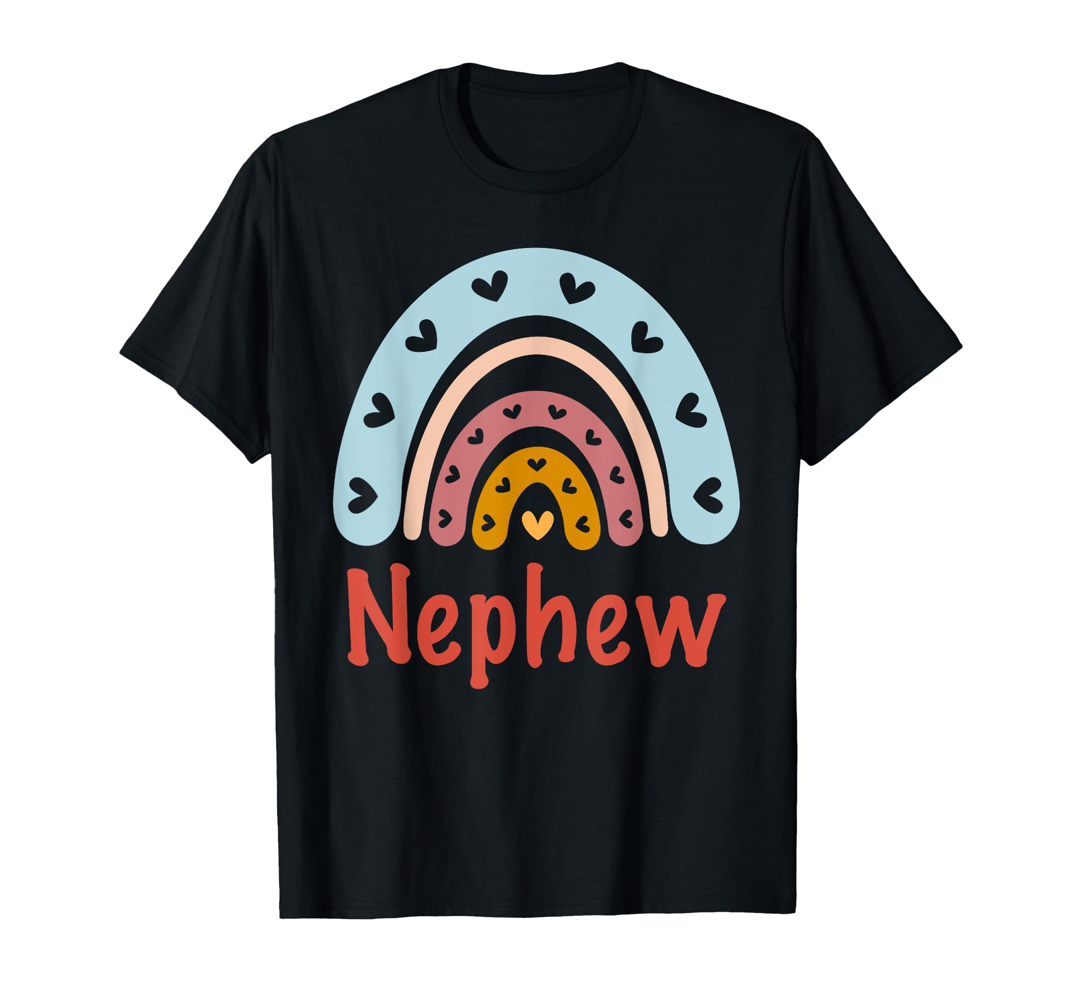 Nephew Birthday Rainbow Boho Nephew T-Shirt - Custom Art Print for Adults - T-Shirt, Sweatshirt, Hoodie