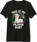 Pajama Day Alpaca Lazy Cuddle Sleep Humor - Adult & Kids T-Shirts, Sweatshirts & Hoodies apparel design preview 1