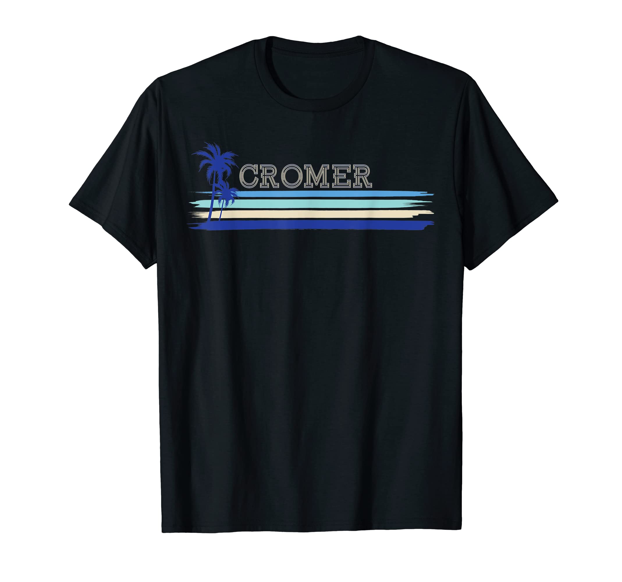 Cromer Uk Seaside Holiday Surf Palm Tree T-Shirt - Minimalist Print Unisex - T-Shirt, Sweatshirt, Hoodie
