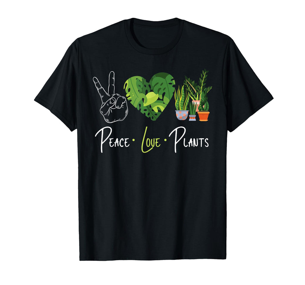 Plant Lover Gardening Peace Love T-Shirt - Casual Everyday Wear for Adults - T-Shirt, Sweatshirt, Hoodie