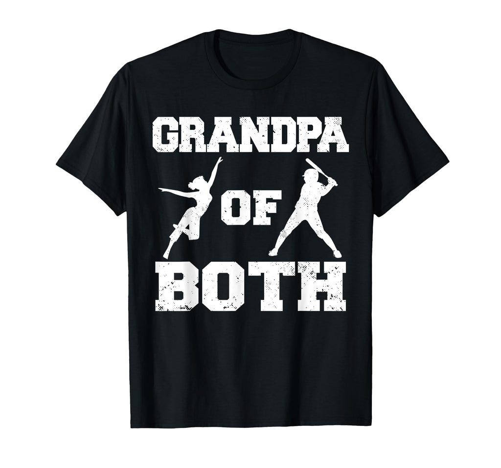 Grandpa Both Funny Baseball And Dance T-Shirt - Novelty Apparel Men Women - T-Shirt, Sweatshirt, Hoodie