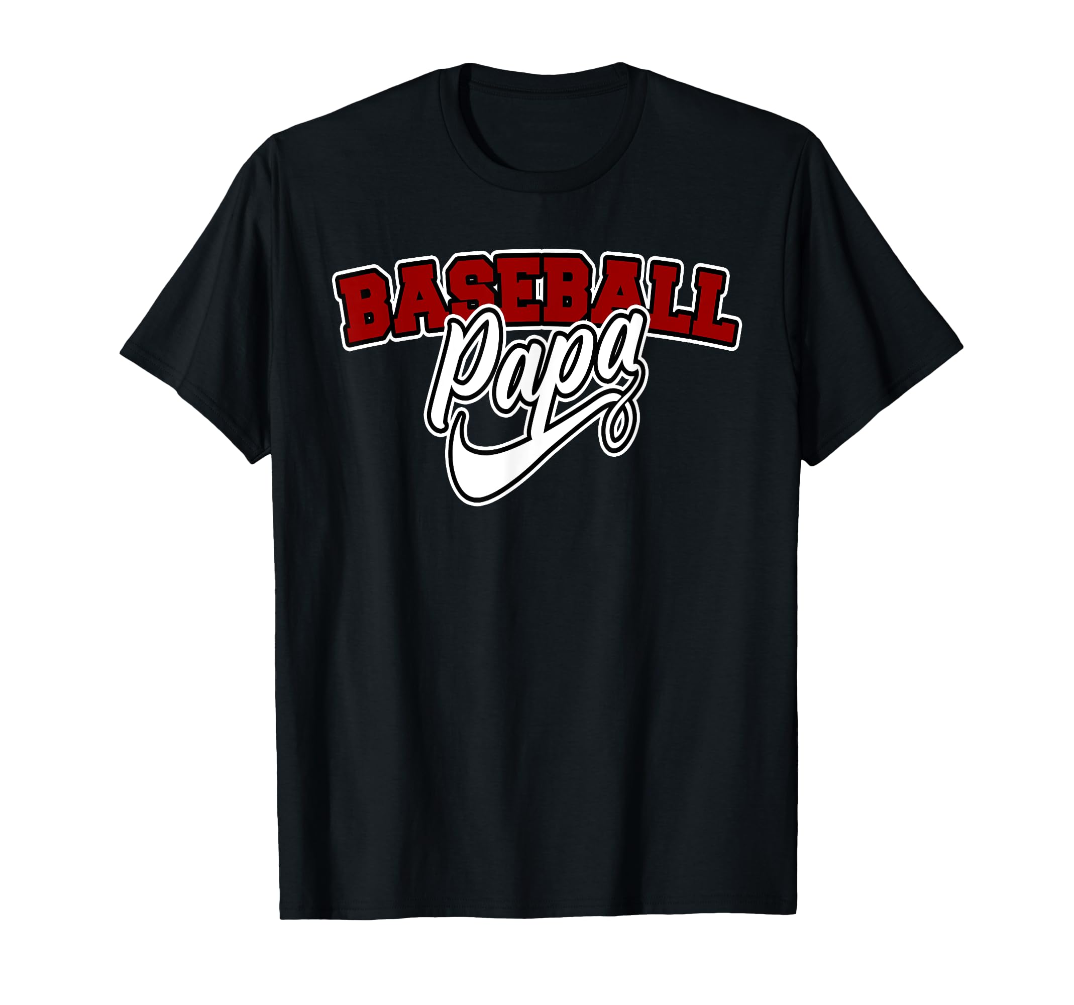 Baseball Papa Grandpa Grandparents T-Shirt - Graphic Print Men Women - T-Shirt, Sweatshirt, Hoodie