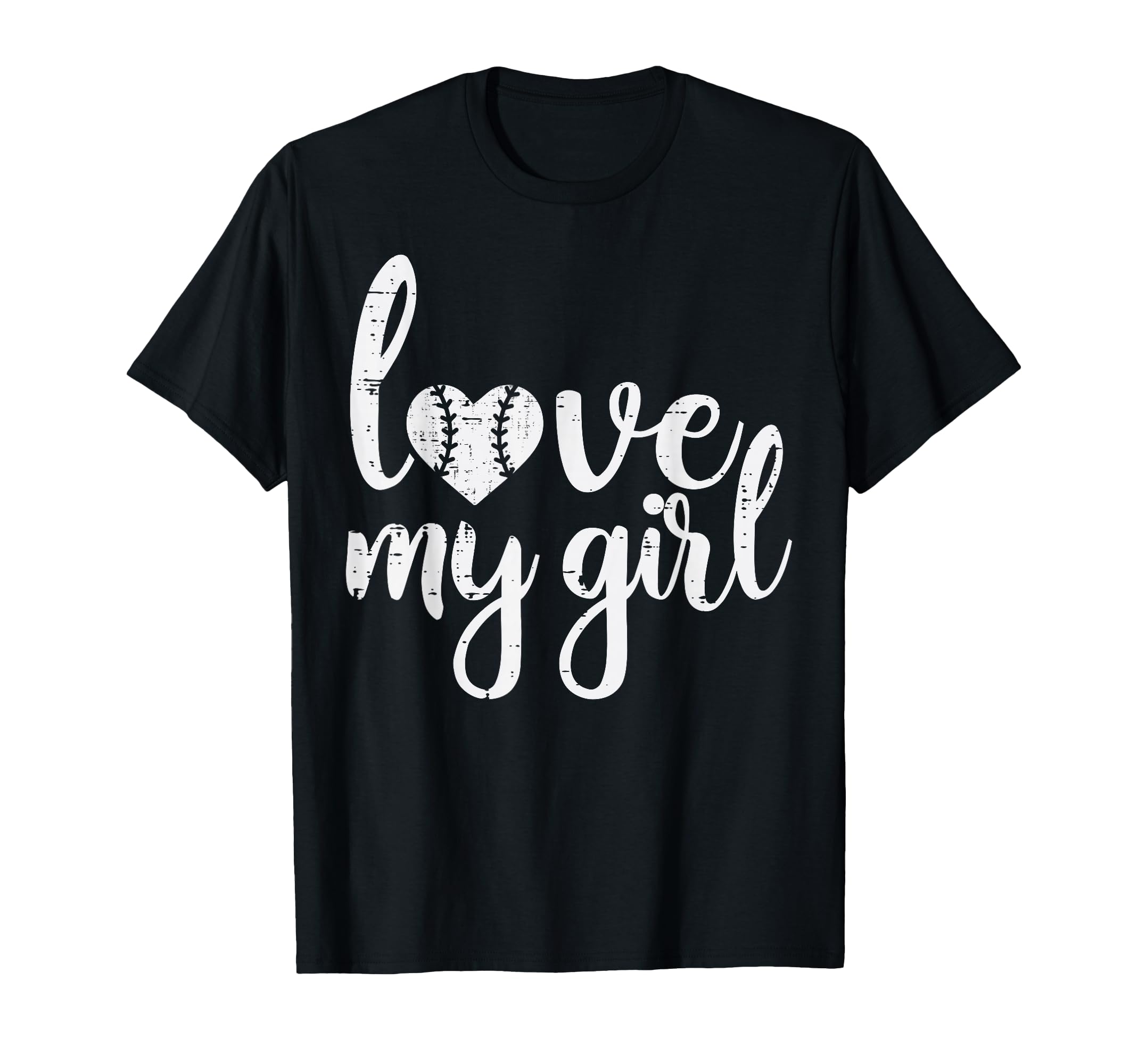 Love My Baseball Heart Mom Dad Boyfriend T-Shirt - Streetwear Style Unisex - T-Shirt, Sweatshirt, Hoodie