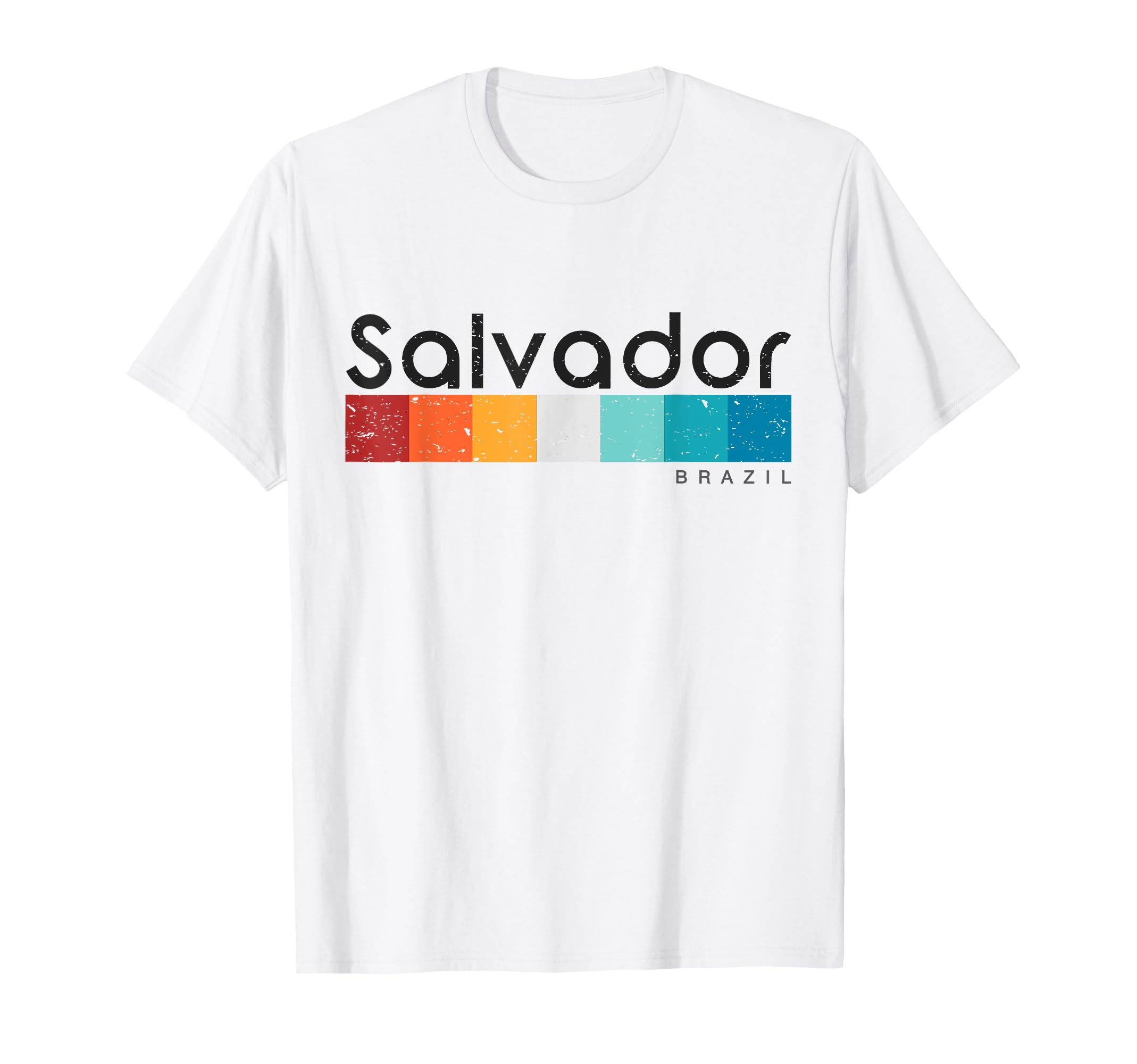 Salvador Brazil 1980S T-Shirt - Custom Art Print for Adults - T-Shirt, Sweatshirt, Hoodie