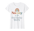 Nanny Birthday Boho Rainbow Party Supplies T-Shirt - Trendy Graphic Unisex - T-Shirt, Sweatshirt, Hoodie