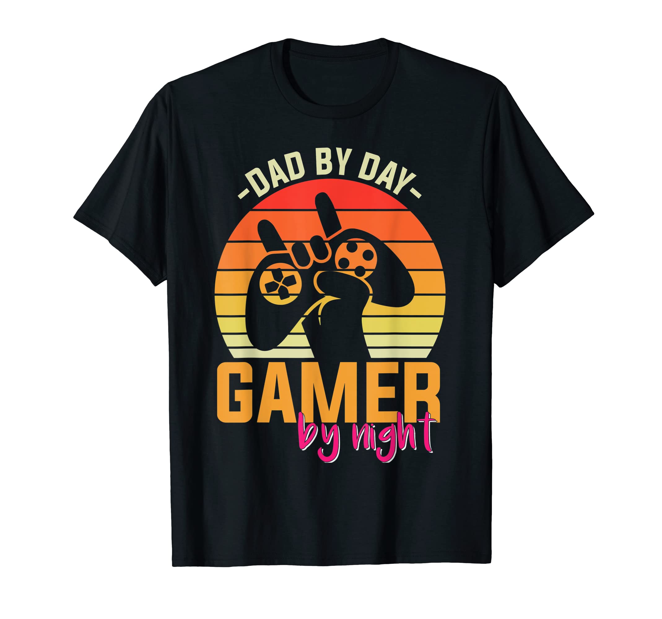 Mens Fathers Day Dad Day Gamer Night T-Shirt - Aesthetic Graphic Unisex - T-Shirt, Sweatshirt, Hoodie