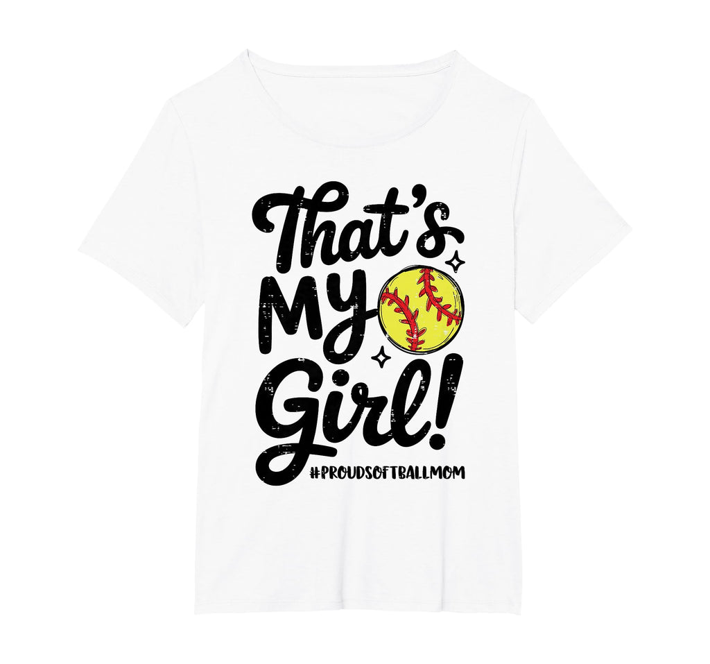 Thats My Proud Softball Mom Mama Team T-Shirt - Graphic Print Men Women - T-Shirt, Sweatshirt, Hoodie