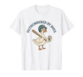Outnumbered Funny Mom Baseball Mom Goose T-Shirt - Minimalist Print Unisex - T-Shirt, Sweatshirt, Hoodie