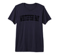 Whitefish Bay Wi Distressed Black T-Shirt - Fun Novelty Design Men Women - T-Shirt, Sweatshirt, Hoodie