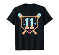 Baseball 11 Year Old Ice Cream Drip T-Shirt - Aesthetic Graphic Unisex - T-Shirt, Sweatshirt, Hoodie