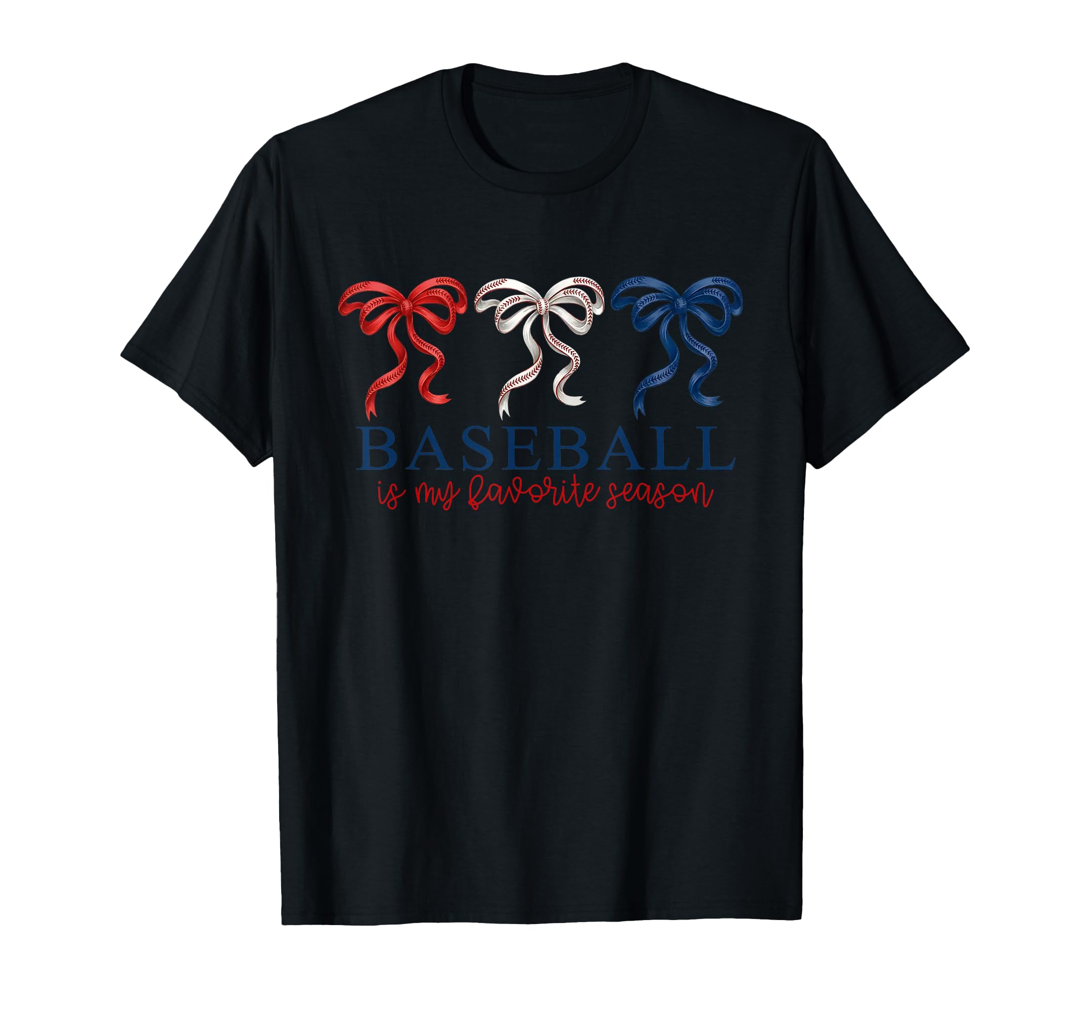 Baseball Is My Favorite Season T-Shirt - Trendy Graphic for Adults - T-Shirt, Sweatshirt, Hoodie