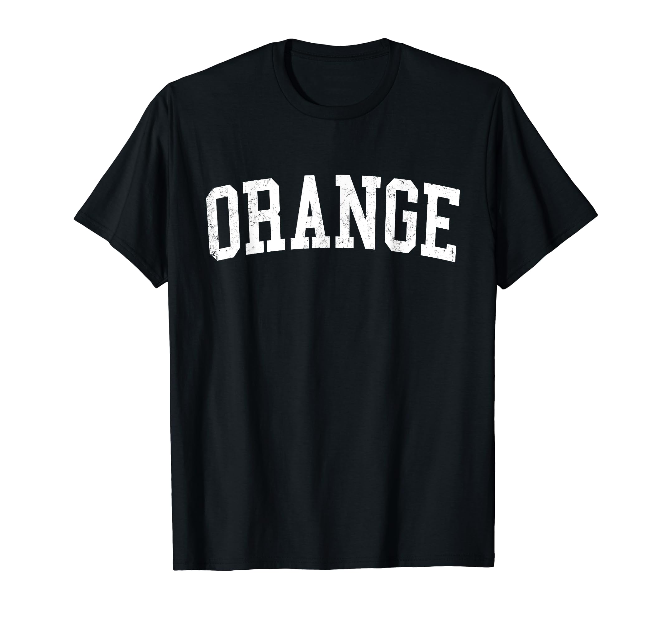 Orange Tx Distressed White Varsity T-Shirt - Unique Graphic Unisex - T-Shirt, Sweatshirt, Hoodie