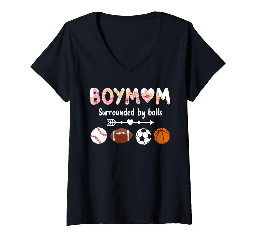Mom Surrounded Balls Baseball Sweatshirt - Graphic Print for Adults - T-Shirt, Sweatshirt, Hoodie
