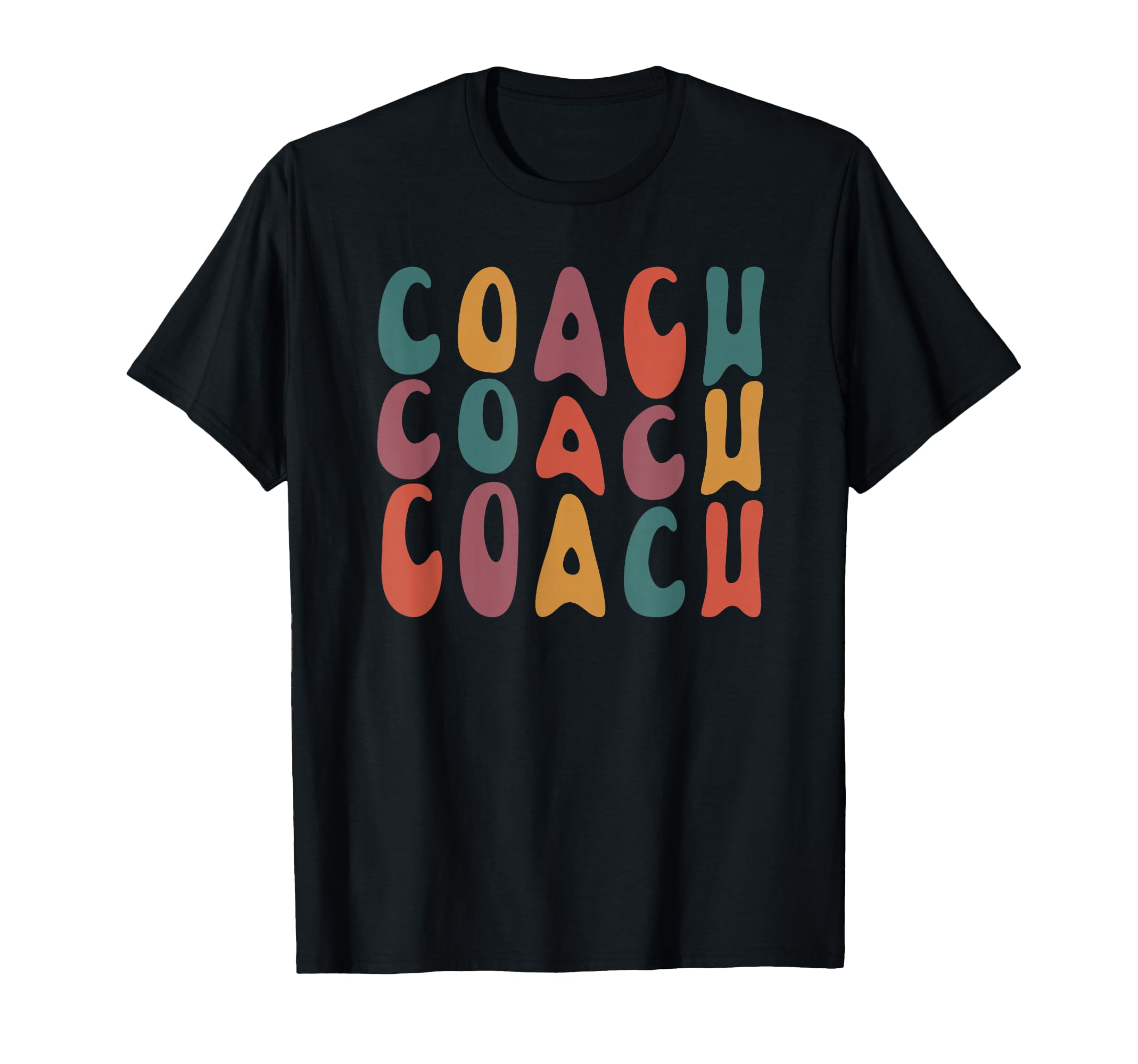 Coach Groovy Colorful Coaching T-Shirt - Casual Everyday Wear Men Women - T-Shirt, Sweatshirt, Hoodie