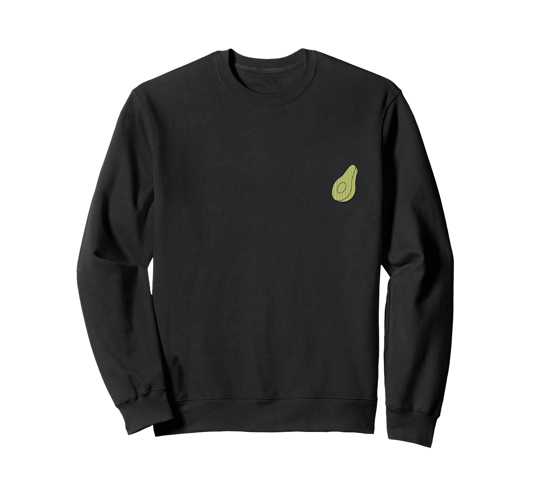 Avocado Stripes Aesthetic Green Kawaii Sweatshirt - Graphic Print Unisex - T-Shirt, Sweatshirt, Hoodie