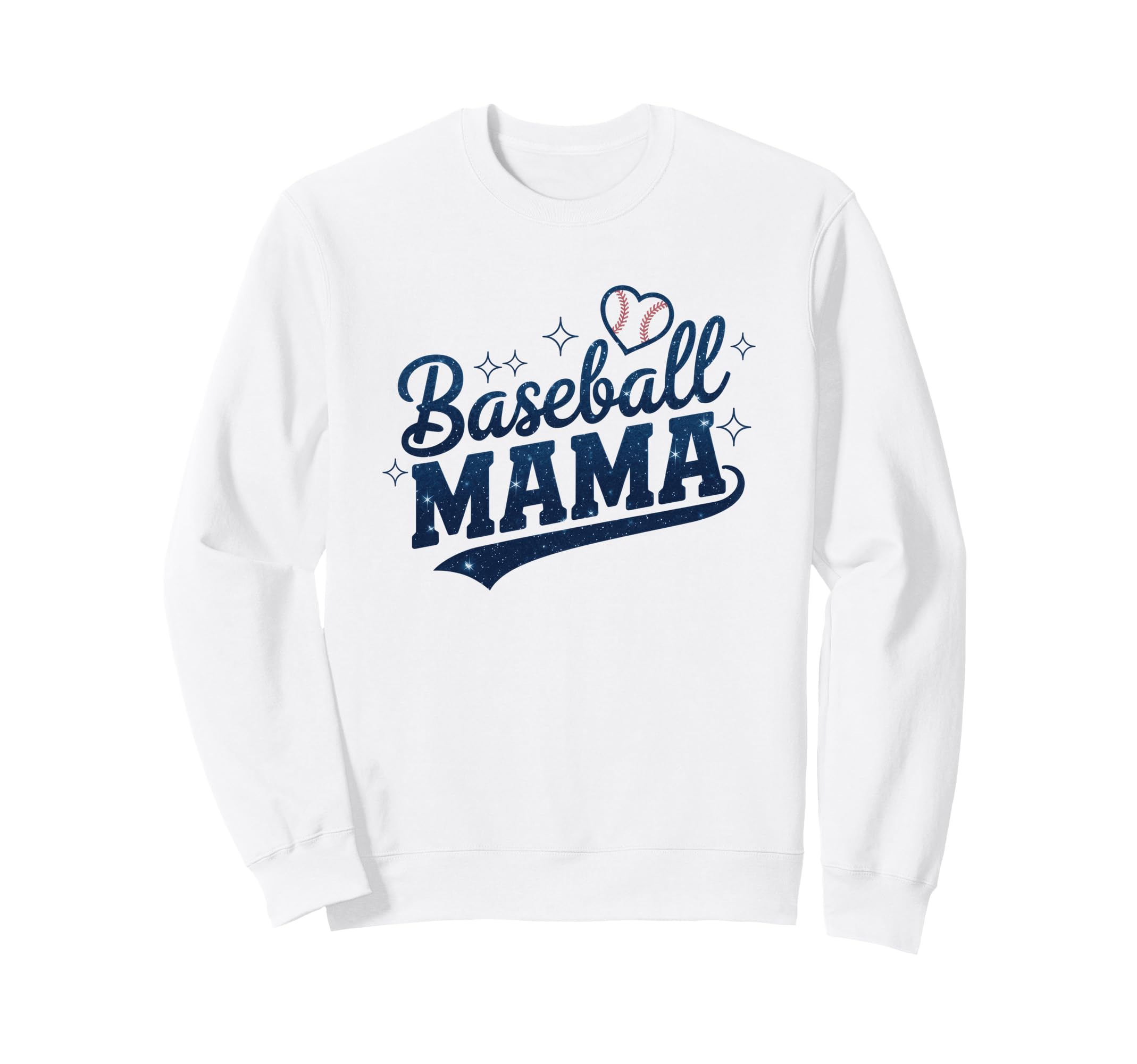 Baseball Mama Proud Baseball Mom Sweatshirt - Graphic Print Unisex - T-Shirt, Sweatshirt, Hoodie