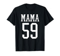 Number 59 Mama Biggest Fan Spirit T-Shirt - Minimalist Print Men Women - T-Shirt, Sweatshirt, Hoodie