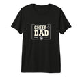 Proud Cheer Dad Megaphone Spirit Pom T-Shirt - Trendy Graphic for Adults - T-Shirt, Sweatshirt, Hoodie