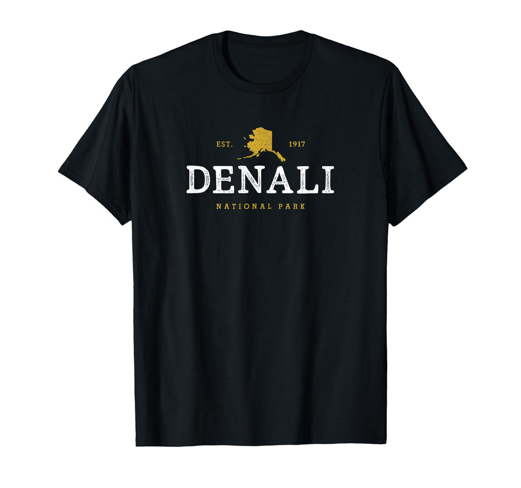 Denali National Park Alaska Souvenir T-Shirt - Trendy Graphic for Adults - T-Shirt, Sweatshirt, Hoodie